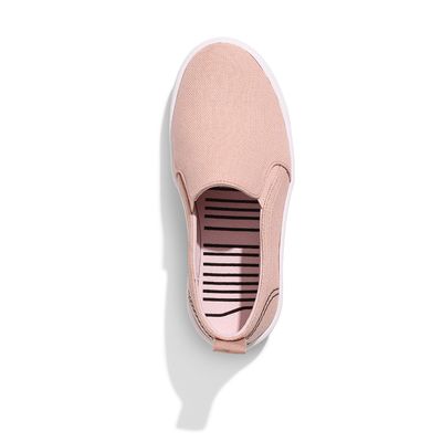 Tênis Slip On Infantil Rosé Lona Deserto