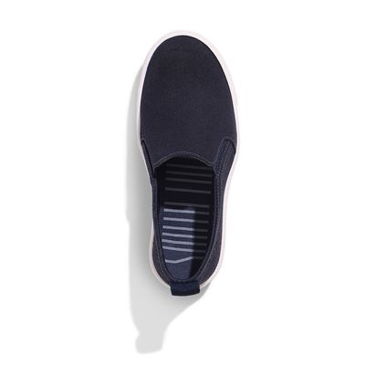 Tênis Slip On Infantil Azul Marinho Lona Deserto