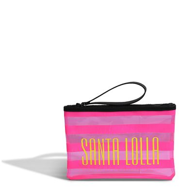 Clutch Pvc Rosa Neon
