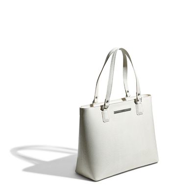 Shopper Lizard Branco Gelo