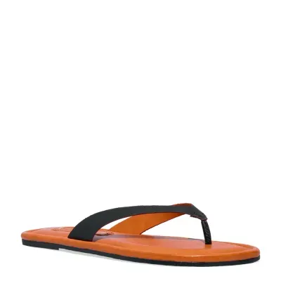 Rasteira Thong Couro Camurça Preto