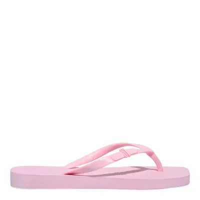 Chinelo Borracha Bico Quadrado Rosa