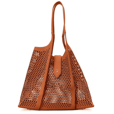 Bolsa Shopper Tela Floater Caramelo Alça De Ombro