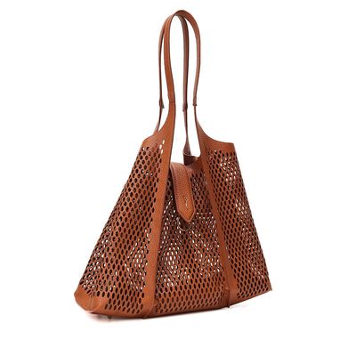 Bolsa Shopper Tela Floater Caramelo Alça De Ombro