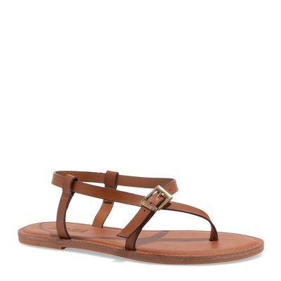 Rasteira Couro Nobre Soft Marrom Safari