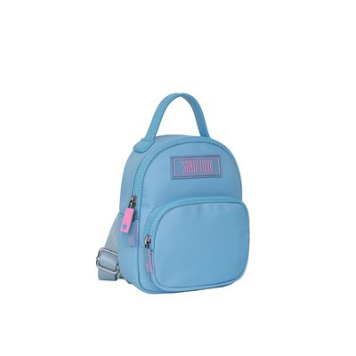 Mochila Infantil Azul Nuvem Nylon