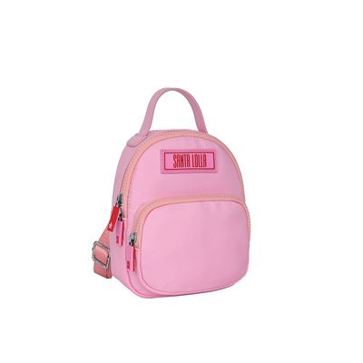 Mochila Infantil Rosa Chiclete Nylon