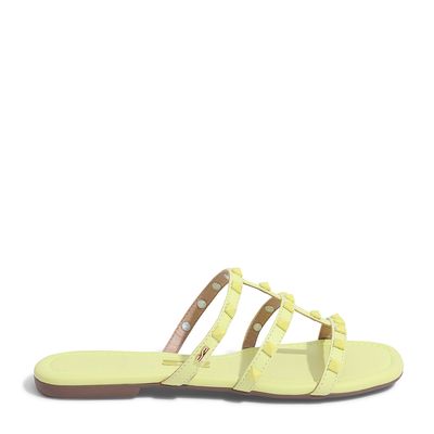 Rasteira Napa Santorine Verde Lemon