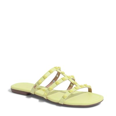 Rasteira Napa Santorine Verde Lemon