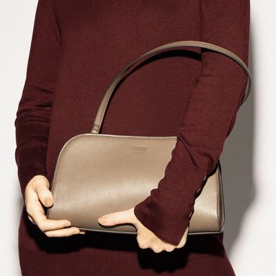 Bolsa Média Soft Cinza Alça De Ombro