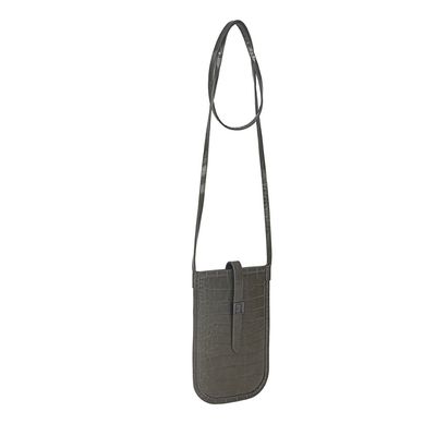 Bolsa Croco Alto Brilho Verde Militar