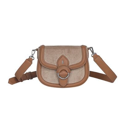 Bolsa Veludo Off White