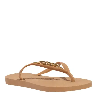 Chinelo Flip flop Borracha Bege