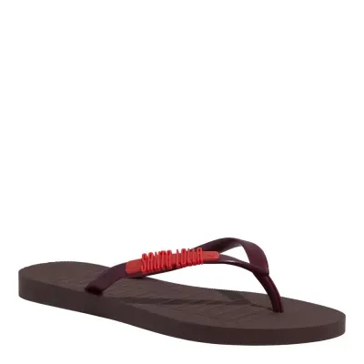 Chinelo Flip Flop Borracha Marrom Cocoa