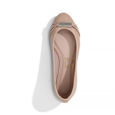 Sapatilha New Couro Pelica Soft Rosa Quartzo