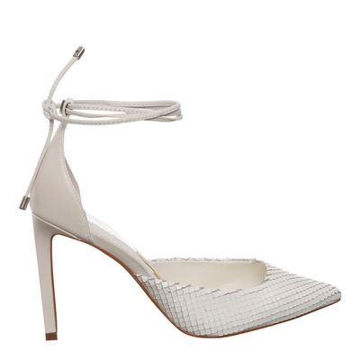 Scarpin Mini Snake Branco