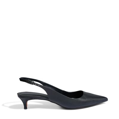 Scarpin Couro Pelica Premium Preto