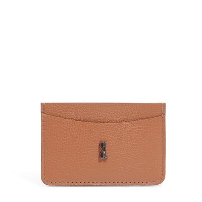 Porta Cartão Couro Floater Marrom Rust