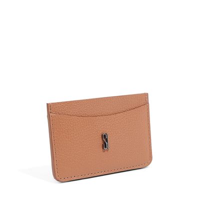 Porta Cartão Couro Floater Marrom Rust