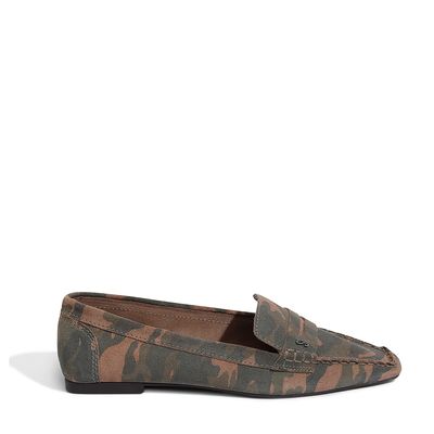 Mocassim Camurção Camuflado Verde Militar