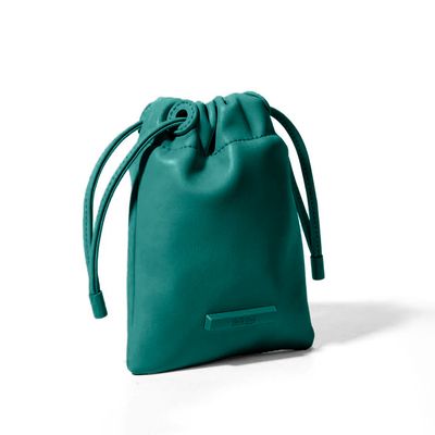 Bolsa Bucket Verde Tiras Pequena