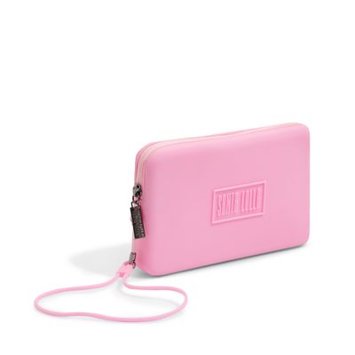 Clutch Borracha Rosa Chiclete