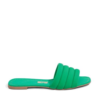 Rasteira Neoprene Verde