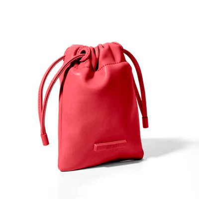Bolsa Bucket Vermelha Tiras Pequena