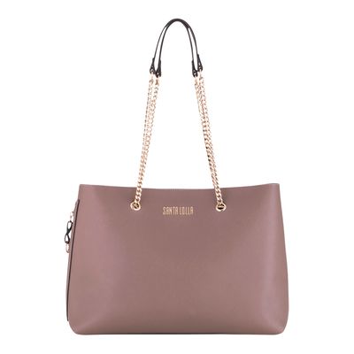 Bolsa Shopper Risco Taupe