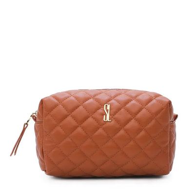 Necessaire Matelassê Marrom