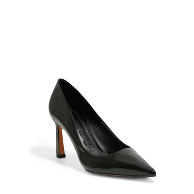 Scarpin Preto Verniz Salto Alto