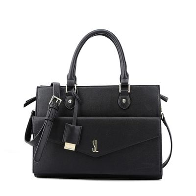 Bolsa Caviar Envelope Preta