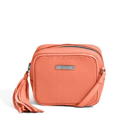 Bolsa Snake Petit Hot Laranja Peach