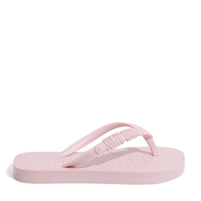 Flip Flop Infantil Borracha Rosa Claro