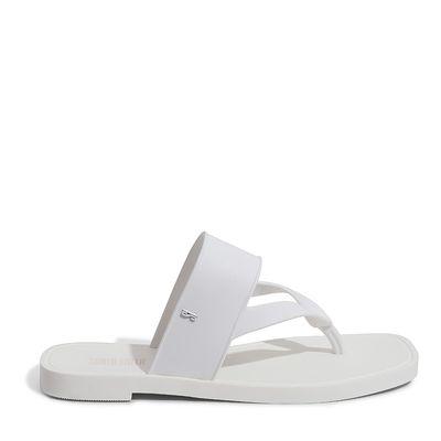 Rasteira Borracha Branco