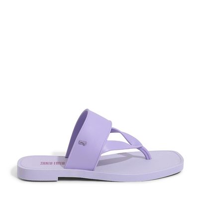 Rasteira Borracha Soft Purple