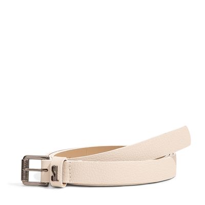 Cinto Couro Floater Branco Gelo