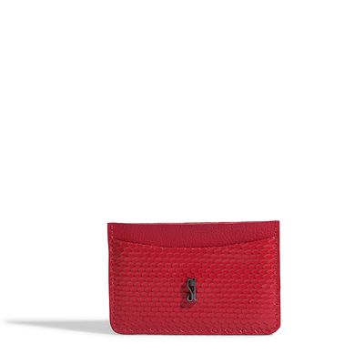 Porta Cartão Snake Petit Vermelho Chilli