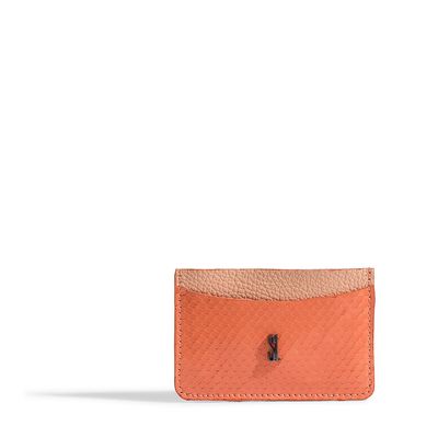 Porta Cartão Snake Petit Hot Laranja Peach