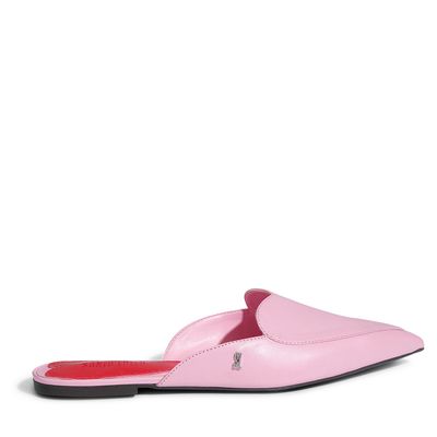 Mule Couro Nobre Soft Rosa Chiclete