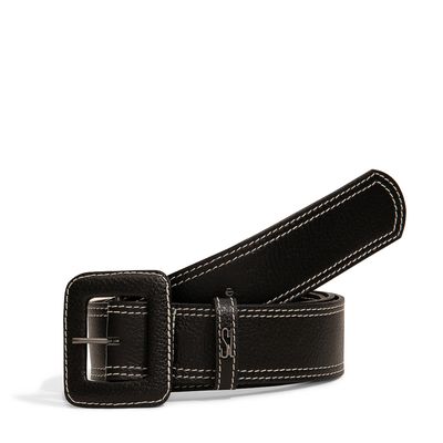 Cinto Couro Floater Preto