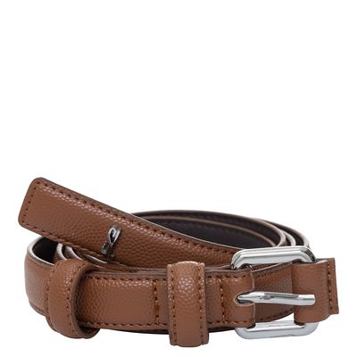 Cinto Croco Fino Sl Caramelo