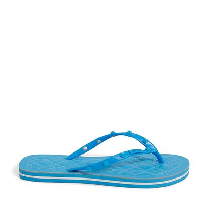 Flip Flop New Couro Pelica Soft Lagoon