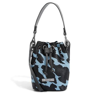 Bolsa Pelo Vaca Azul Nuvem