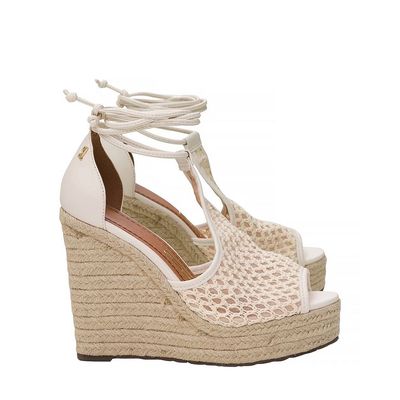 Sandália Corda Plataforma Off White