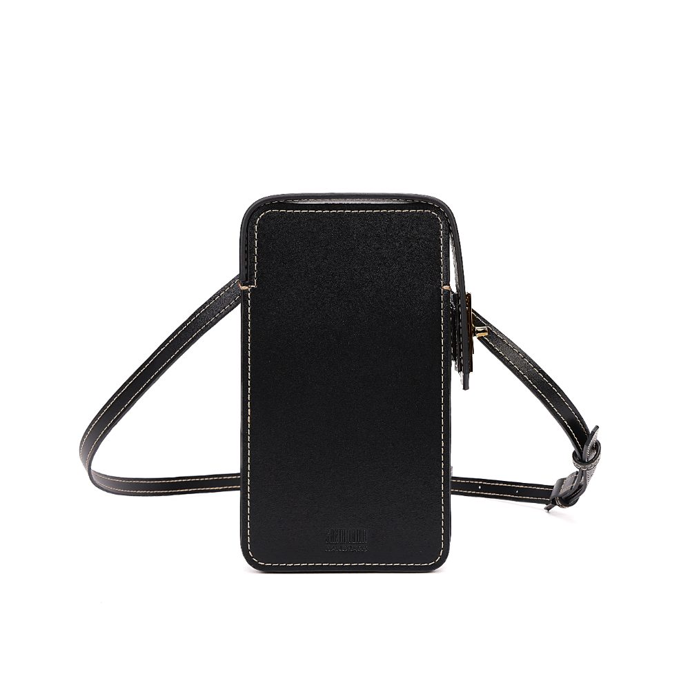 Bolsa Porta Celular Soft Preta Alça Transversal - Santa Lolla