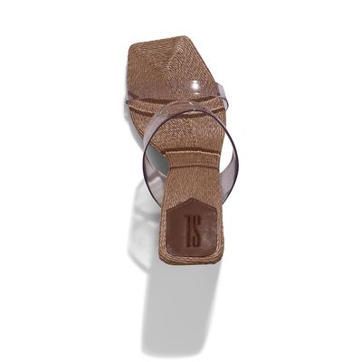 Mule Vinil Transparente