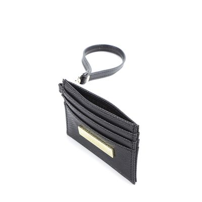 Porta Cartão Risco Preto