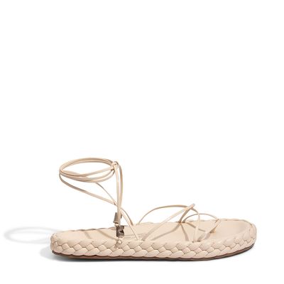 Rasteira Napa Santorine Branco Gelo