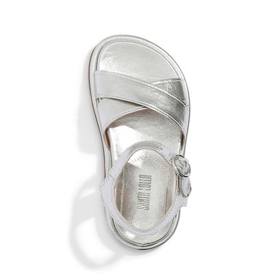 Rasteira Soft Infantil Prata Metallic